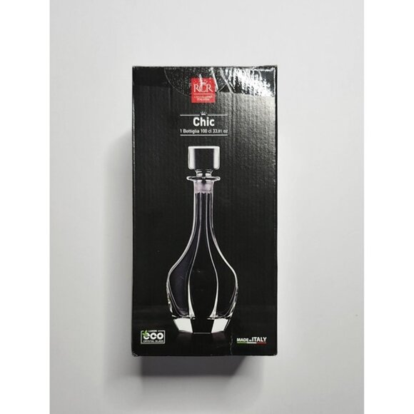 RCR Chic 1L Luxion Crystal Glass Carafe/Decanter - Picture 3 of 8